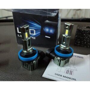 Bulbs, H8 H9 H16 Lights 60W 16000LM Fog Light Bulbs, 6000K Cool White